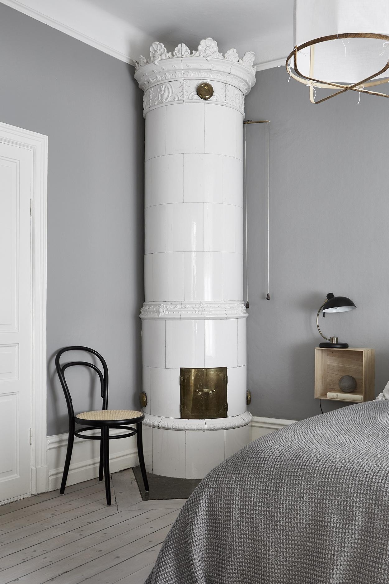 Slaapkamer met een kalme natuurlijke neutrale kleurenpalet Slaapkamer met een kalme natuurlijke neutrale kleurenpalet