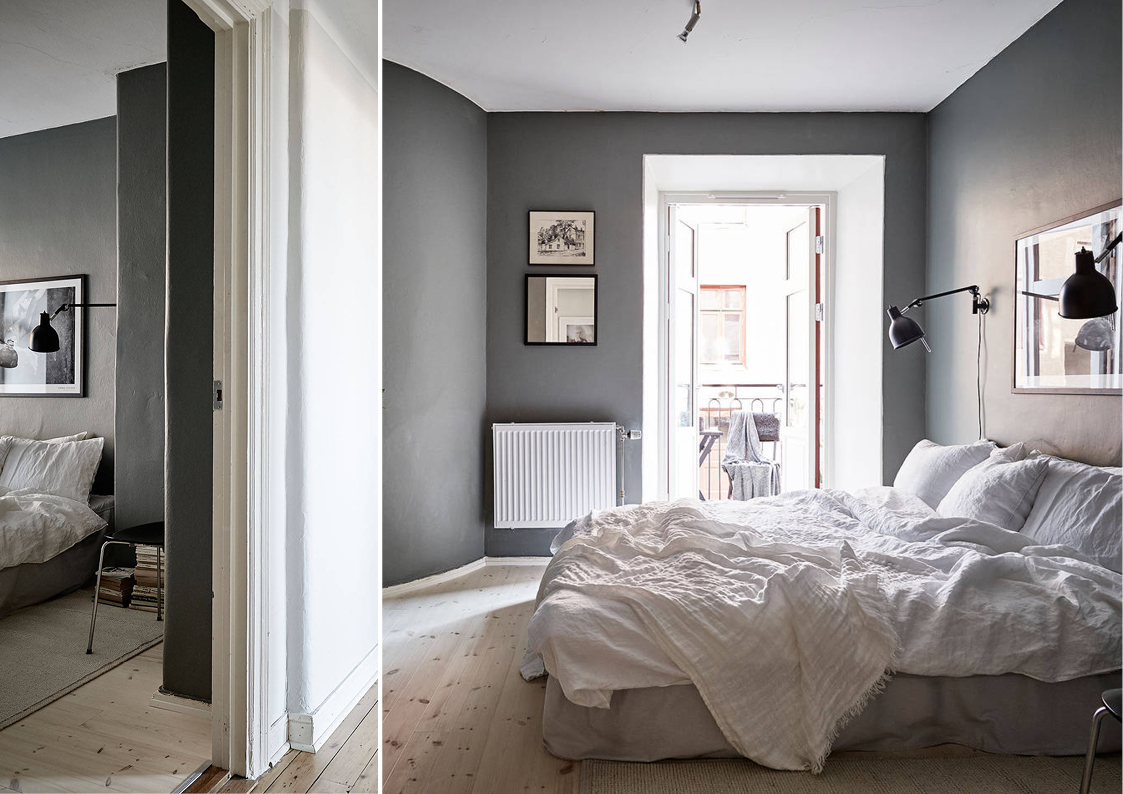 slaapkamer-met-matte-donkergrijze-kalkverf slaapkamer-met-matte-donkergrijze-kalkverf