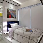 Slaapkamer met Mondriaan als thema