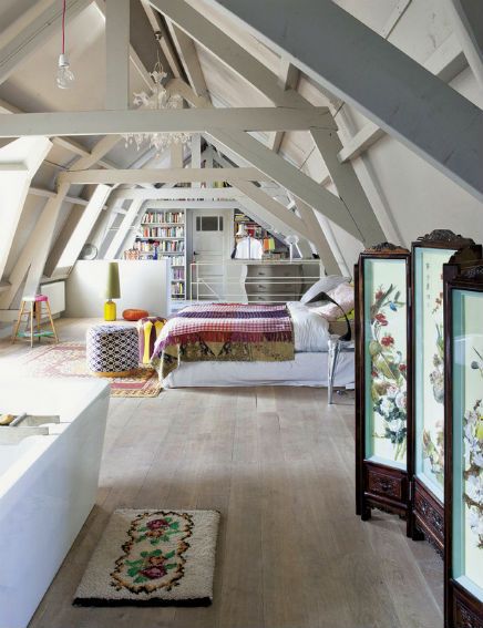 Slaapkamer op zolder Slaapkamer op zolder