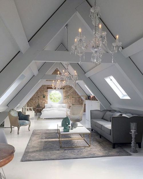 Slaapkamer op zolder Slaapkamer op zolder
