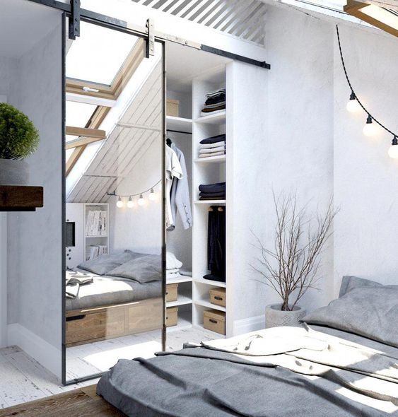 Slaapkamer op zolder Slaapkamer op zolder