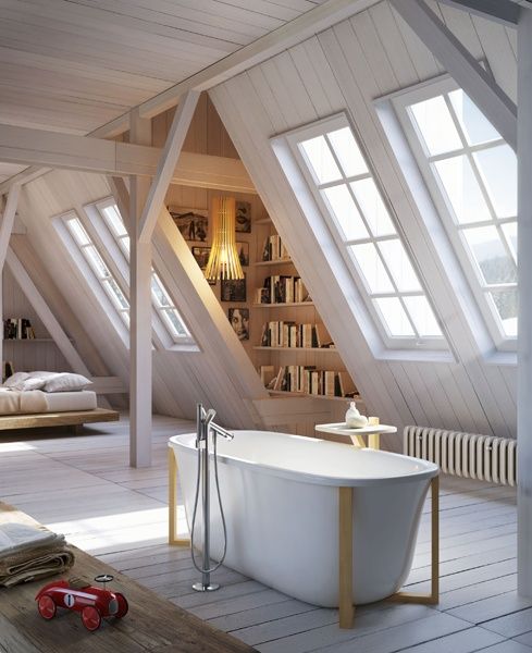 Slaapkamer op zolder Slaapkamer op zolder