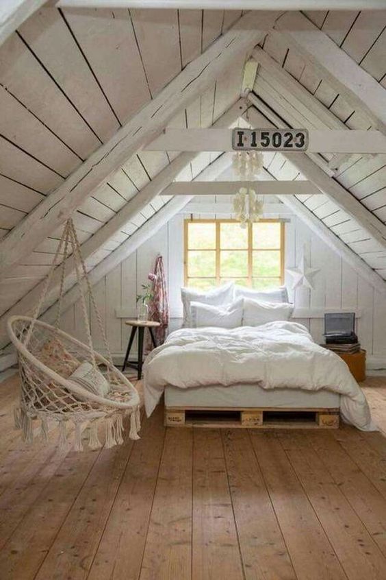 Slaapkamer op zolder Slaapkamer op zolder