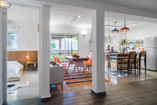 Slaapkamer met OSB behang Slaapkamer met OSB behang