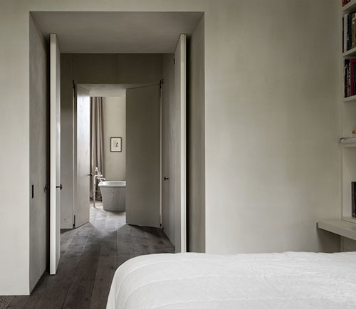 Slaapkamer met rustgevende kalme uitstraling Slaapkamer met rustgevende kalme uitstraling