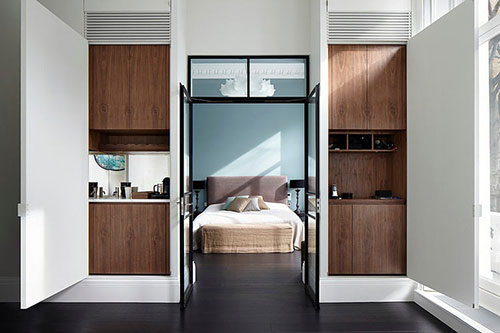 Slaapkamer van statig appartement Slaapkamer van statig appartement