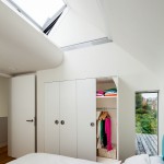 Slaapkamer met sterrenhemel uitzicht