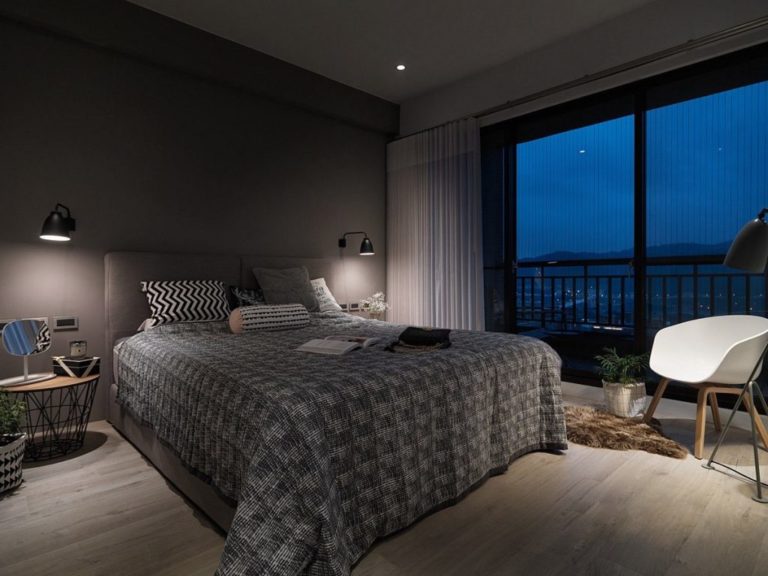 Slaapkamer uit Taiwan in modern Scandinavische stijl Slaapkamer uit Taiwan in modern Scandinavische stijl