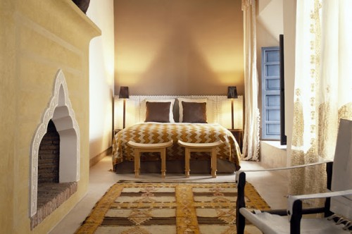 Slaapkamers van Marokkaanse Riad hotel Slaapkamers van Marokkaanse Riad hotel