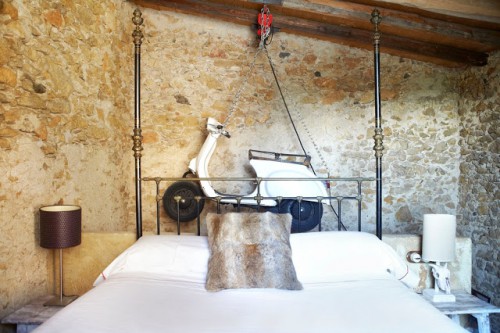 Speelse hoofdsteunen in B&B Can Casi Speelse hoofdsteunen in B&B Can Casi