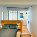 Speelse slaapkamer van loft