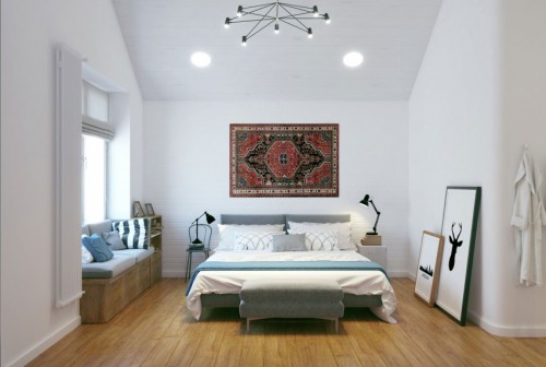 Stijlvol slaapkamer ontwerp door Geometrium