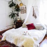 Stijlvolle bohemien slaapkamer