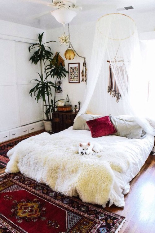 Stijlvolle bohemien slaapkamer Stijlvolle bohemien slaapkamer