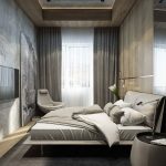 Stoere maar sfeervol warme slaapkamer