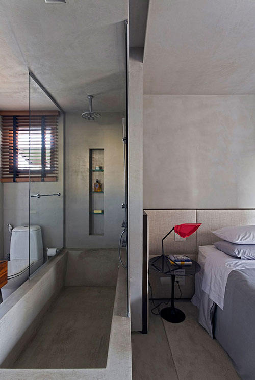 Stoere slaapkamer in Braziliaanse loft Stoere slaapkamer in Braziliaanse loft