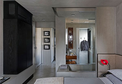 Stoere slaapkamer in Braziliaanse loft Stoere slaapkamer in Braziliaanse loft