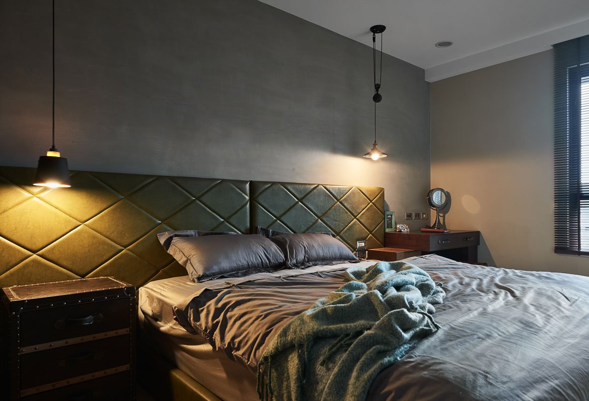 Stoere slaapkamer in klassieke koloniale stijl Stoere slaapkamer in klassieke koloniale stijl