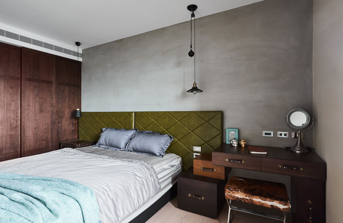 Stoere slaapkamer in klassieke koloniale stijl Stoere slaapkamer in klassieke koloniale stijl