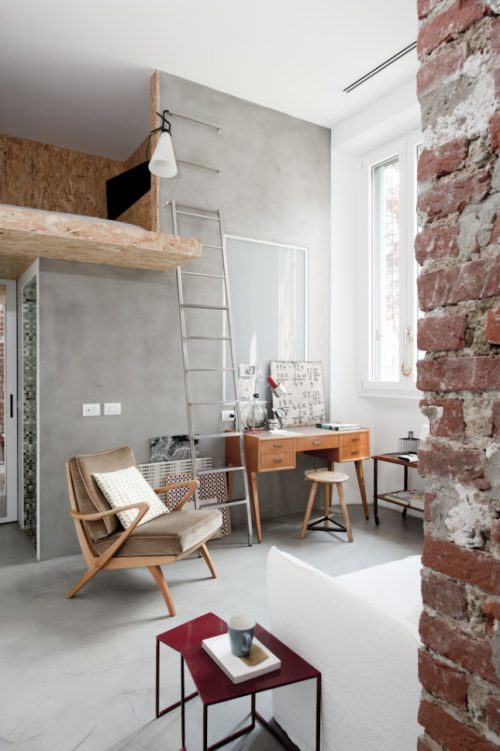 Stoere slaapkamer in vliering Stoere slaapkamer in vliering