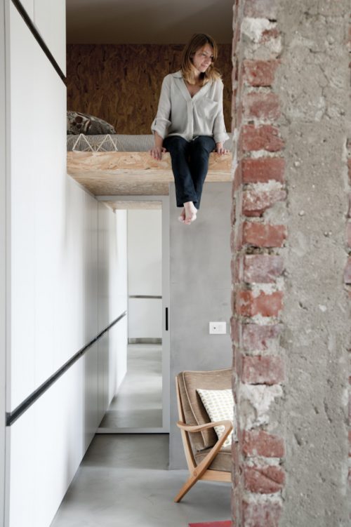 Stoere slaapkamer in vliering Stoere slaapkamer in vliering