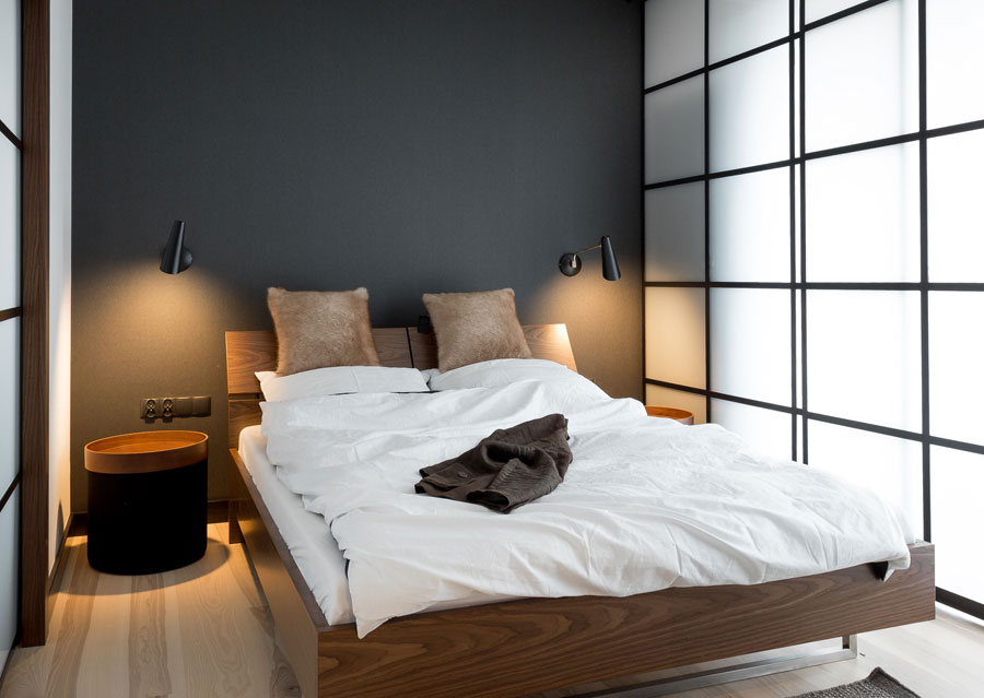Stoere slaapkamer met een Japans tintje Stoere slaapkamer met een Japans tintje