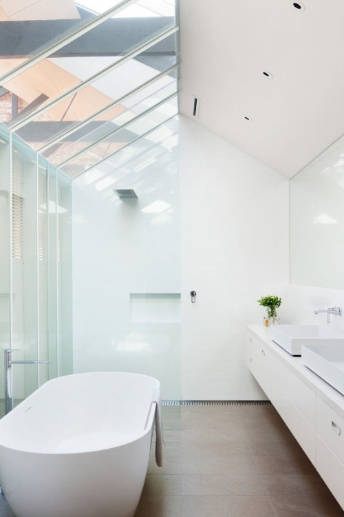 Stoere slaapkamer met serre Stoere slaapkamer met serre