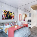 Stoere slaapkamer met mooie kleuren en materialen