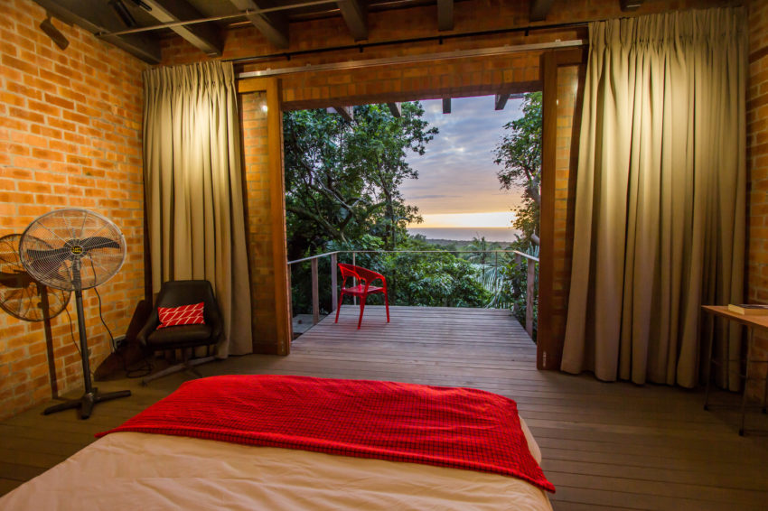 Stoere slaapkamer met romantisch uitzicht!