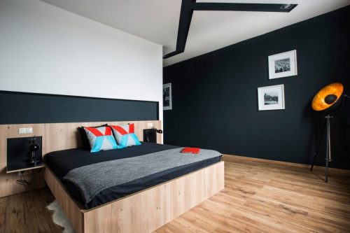 Stoere slaapkamer van Studio Loft uit Boedapast Stoere slaapkamer van Studio Loft uit Boedapast