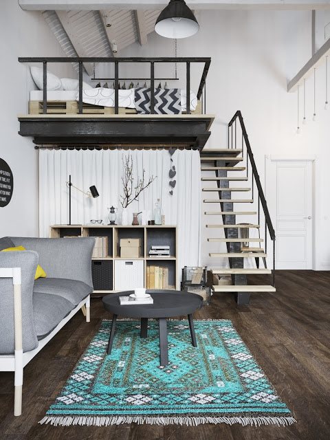 Stoere unieke slaapkamer in miniloft Stoere unieke slaapkamer in miniloft