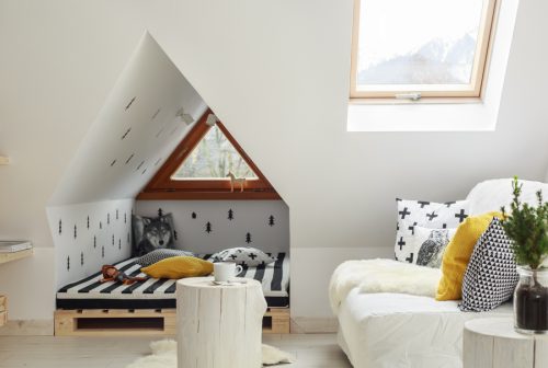 Twee speelse open slaapkamers Twee speelse open slaapkamers