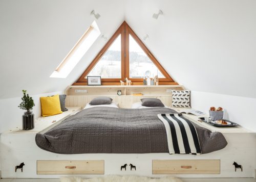 Twee speelse open slaapkamers Twee speelse open slaapkamers