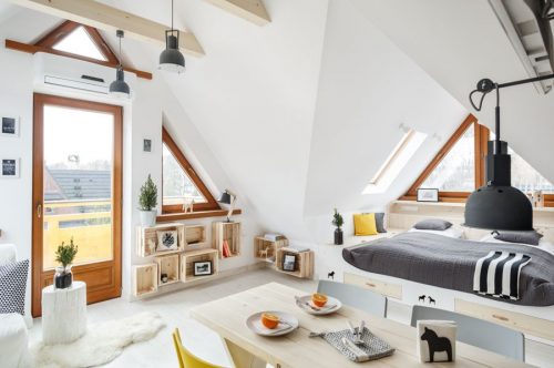 Twee speelse open slaapkamers Twee speelse open slaapkamers
