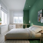 Unieke slaapkamer met kleurgebieden