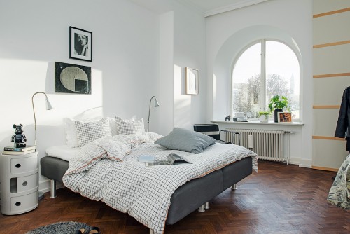 Verkoopstyling Scandinavische slaapkamer Verkoopstyling Scandinavische slaapkamer