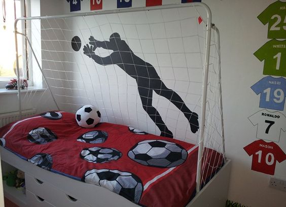 voetbalbed- voetbalbed-