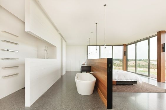 vrijstaand bad scheidingswand-slaapkamer badkamer vrijstaand bad scheidingswand-slaapkamer badkamer
