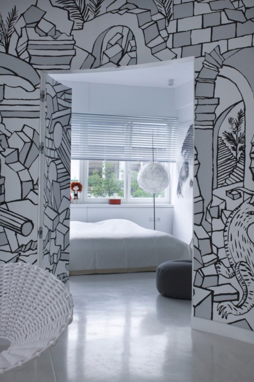 Witte slaapkamer door Mood Works Witte slaapkamer door Mood Works