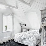 Witte slaapkamer van Zweedse interieurstylist